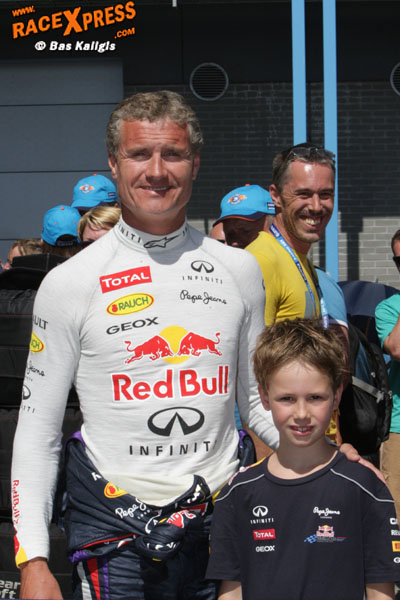 David Coulthard neemt de tijd voor Rob Lucassen